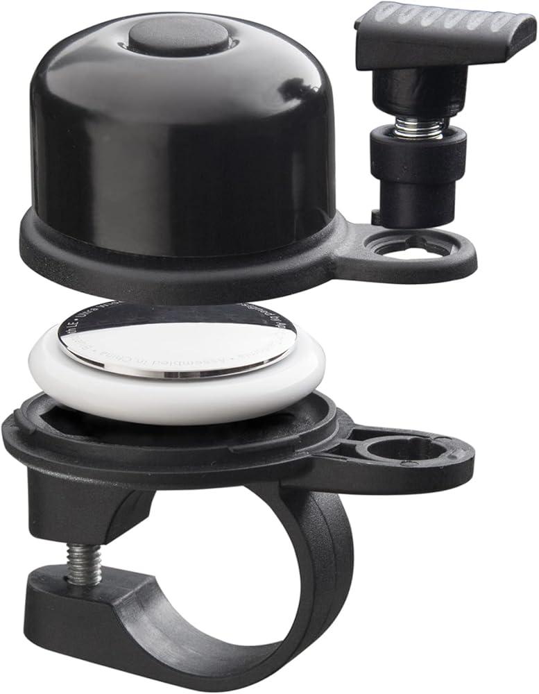 AIRBELL® Bicycle Bell for Apple AirTag | Holder Hidden in Bell | Bicycle Anti-Theft | Road Approved | Tool Included