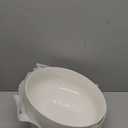 MALACASA Serving Bowls, 114 OZ(10") Extra Large Salad Bowls Set of 2, Porcelain White Serving Bowls for Salad, Soup, Pasta and Dinner, Large Ceramic Bowl Set for Entertaining, Series REGULAR
