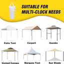 Canopy Weights Bag Leg Weight for Pop up Canopy Tent, Sand Bags for Patio Umbrella Instant Outdoor Sun Shelter, 4 Pack-White