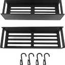 Magnetic Spice Rack for Refrigerator, Fridge Organizer Shelf, Side Wall Refrigerator Storage for Spices, Kitchen Organizer and Storage Shelf (2PCS Set)