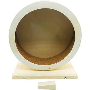 Hamster Wooden Balance Bike Toy Hamster Wheel Wooden Exercise Wheel for Racing Mice, Chinchillas, Mice and Other Small Animals