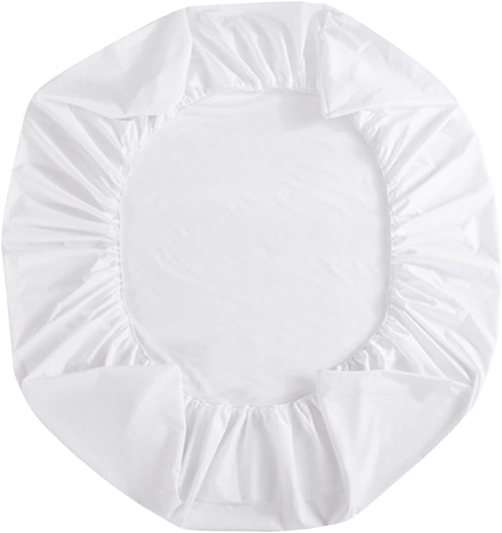 Waterproof Mattress Protector, Fitted Deep Pocket 11.8 Inch Mattress Pad Cover Deep Pocket Fitted Sheet for King Bed, 70.8" x 78.7" x 11.8" (White)