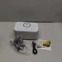 Alarm Clock Speaker Wireless Charger, Digital Alarm Clocks Bedrooms Bluetooth, Alarm Clock Dimmable Light Bedrooms Dual Alarm Snooze Dimmer 12 24H RGB Night Light Bluetooth USB AUX, Gray