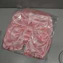 3 Pcs 2 FT Large Bow Decorations Big Satin Bows Hanging Wall Decors for Room Fireplace Coquette Birthday Backdrop Bridal Shower Wedding Bachelorette Christmas Party Supplies(Pink)