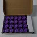 Homemory Purple Tea Lights Candles Battery Operated, 200+Hour Flameless Flickering Fake Electric LED Colored Tealights Candles for Party, Wedding, Halloween, Mardi Gras, Holiday Decor, 24-Pack
