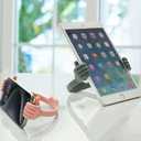 Honsky Thumbs-up Cell Phone Stand Holder, Tablet Stand Cradle for Desk Desktop Smartphone Cellphone Mobile Phone Tablets - Universal Adjustable Flexible - Pink