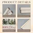 Jvpke Christian Christmas Tree Wall Decor - Bible Verse Scripture Art With Wooden Poster Hanger - Merry Christmas Decorations, 12x16 Inches