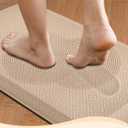 Ophanie Kitchen Mats for Floor, 3/4 Inch Thick Kitchen Rugs, 20'' x 60'' Anti Fatigue Standing Cushioned Mat, Waterproof,Comfort Ergonomic Mat for Office, Home, Sink, Beige Non-Slip Bottom