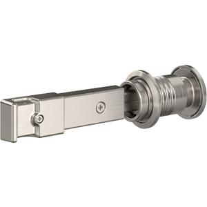 National Hardware N700-151 Barn Door Lock, 5" x 1-1/4" x 3/4", Satin Nickel