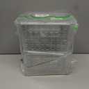 iDesign Small Clear Shower Caddy with Handle, Portable Shower Organizer for Dorm or Bathroom, 3-Pack