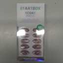 BTArtbox Press On Nails Short - Berry Spark, Lamp-Curable Glitter Almond Press On Nails with Glue and Adhesive Tabs for Women in 16 Sizes - 32 Soft Gel Glue On Nails Kit