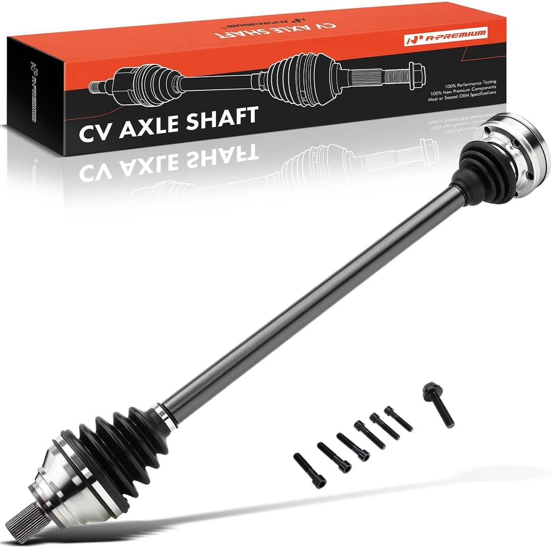 A-Premium CV Axle Shaft Assembly Compatible with Audi A3, A3 Quattro & Volkswagen Beetle, Jetta, Passat, CC, Eos, GTI, 2006-2018, Front Right Passenger Side, Replace# 1K0407272JB, 1K0407272KJ