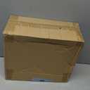 Bathroom Trash Can with Lid 3.2 Gallon Narrow Trash Can Small Plastic Trash Bin 12 Liter Rectangular Plastic Garbage Can with Press Type Lid for Bedroom Bathroom Milk White