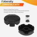 DWO1DT995 Replacement Trimmer Head Cap+Spring+Base Compatible with Dewalt DCST920 DCST922 DCST970 DCST990 DCST925 Cordless String Trimmer (1+1+1)