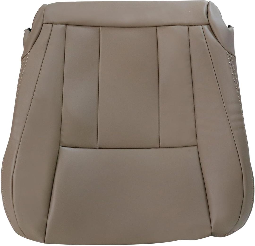 Front Driver or Passenger Side Bottom Leather Replacement Seat Cover Tan Compatible with Toyota 4Runner 1996 1997 1998 1999 2000 2001 2002