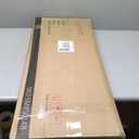 FAVOOSTY Console Table for Entryway, 3 Tier Narrow Entryway Table w/Open Shelves, Industrial Farmhouse Sofa Table for Hallway, Kitchen, Living Room and Bedroom, Furniture Decorative,Rustic Brown