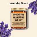 Younift Funny Grad Candle, 2026 Graduation Gifts for Her, Him - College, High School, Masters Degree, Phd, Law School, Nursing & Nurse Graduation Gifts for Women, Men - 9 oz