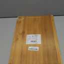 Hiware Extra Large Bamboo Cutting Board for Kitchen, Heavy Duty Wood Cutting Board with Juice Groove, 100% Organic Bamboo, Pre Oiled, 18" x 12" (Natural)