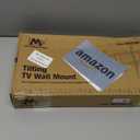 Mounting Dream TV Wall Mount for Most 37-75 Inch TVs, Universal Tilt TV Mount Fit 16", 18", 24" Stud with Loading Capacity 132lbs, Max Vesa 600 x 400mm, Low Profile Flat Wall Mount TV Bracket (Black)