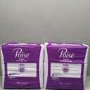 Poise Incontinence & Postpartum Pads for Bladder Leaks, 7 Drop Ultra Absorbency, Long Length, 78 Count