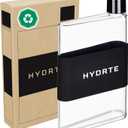 Clear Water Bottle  16.2 oz, Professional Cute Water Bottle for Travel, Slim, Lightweight & BPA-Free for Travel & Everyday Hydration (Nero Black)