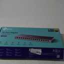 TP-Link 16 Port Gigabit Ethernet Network Switch, Desktop/ Wall-Mount, Fanless, Sturdy Metal w/ Shielded Ports, Traffic Optimization, Unmanaged (TL-SG116)