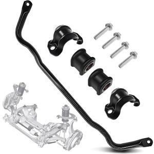 55398938AC Front Sway Bar Kit, Front Suspension Stabilizer Bar with Bushing Kit Fits for 2009-2010 Dodge Ram 1500, 2011-2018 Ram 1500, 2019-2022 Ram Classic 1500 4WD, #55398938AB Sway Bar