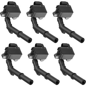 BDFHYK Ignition Coil Packs Compatible with Mercedes-Benz SL550 GLS63 CLS550 SL63 E550 S550 E350 GL63 SLK350 SLK55 C350 E400 GLK350 ML63 CL550 CL63 GL450 GL550 ML550 ML350 R350 Coil for UF741 Set of 6