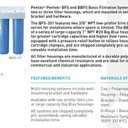 Pentair Pentek BBFS-22 Big Blue Two-Housing Filtration System, 1" NPT #20 High Capacity Water Filter Housing, Holds 20" x 4.5" Filter Cartridges