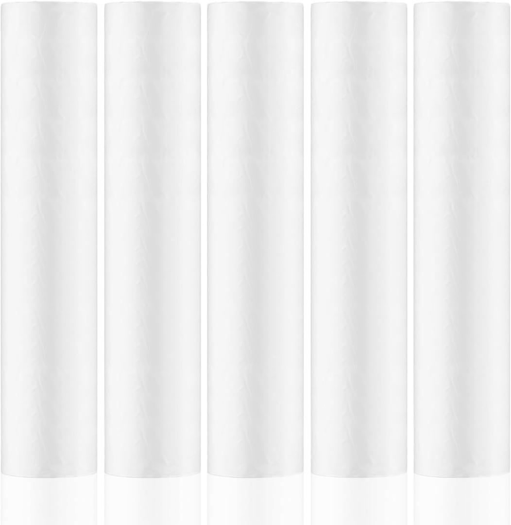 Lainrrew 5 Sheets Plastic Drop Cloths, Disposable Painters Drop Cloths Anti-dust Sheet Cover Furniture Cover Floor Protection for Painting (3 x 20m/ 9.8 x 65.6 Feet)