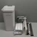 JOYMOOP Mop and Bucket Set with Wringer, Flat Mops for Floor Cleaning, Wall Mop Cleaner with Long Handle, Hardwood Floor Mop with 4 Microfiber Pads