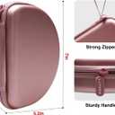 LTGEM Case Compatible with Sony MDR-ZX110 / MDRZX110AP / MDRZX110NC / MDR-ZX310AP ZX Series Wired On-Ear Headphones, Pink(Case Only)