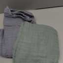 2 Pack Hooded Baby Towels - 100% Muslin Cotton for Newborns, Infants, Toddlers - Large 32x32Inch Size - Highly Absorbent and Essential for Newborn Care, Green and Grey