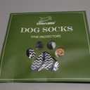 EXPAWLORER 6Pcs Anti Slip Dog Socks to Prevent Licking Paws, Dog Shoes for Winter, Double Sides Dog Boots & Paw Protectors Booties for Hardwood Floors with Grippers Small Medium Large Senior Dogs, M