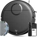 Robot Vacuum and Mop Combo, 2 in 1 Self Cleaning Vacuum and Mop Robot with Schedule, Wi-Fi/App/Remote, Strong Suction, Self-Charging, Slim, Ideal for Hard Floor, Pet Hair, Low-Pile Carpet