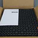 VEVOR Modular Interlocking Cushion, 12 Pack 12" x 12" Splicing Drainage Mats, Soft PVC Interlocking Drainage Floor Tiles, Non-Slip Drainage Holes for Restroom, Bathroom, Kitchen, Pool, Wet Areas, Blac