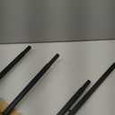 SULIANG Metal Easel Stand with Chain Support for Mirror, Iron Floor Easels for Display Wedding Sign,58 Inch Adjustable Arts & Crafts Easels(Black)