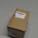 Q-tip Holder Square Cotton Swab Holder with Lid Resin Cotton Ball Canister Jar Cosmetics Makeup Countertop Organizer Containers Canister Apothecary Jar, Matte Black