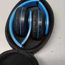 ZIHNIC Bluetooth Headphones Over-Ear, Foldable Wireless and Wired Stereo Headset Micro SD/TF, FM for Cell Phone,PC,Soft Earmuffs &Light Weight for Prolonged Wearing (Black/Blue)