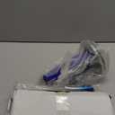 Kitchen Knife Set, 9-Piece Blue Professional Kitchen Knives Set with Acrylic Block, Non Stick Sharp Stainless Steel Chef Knife Set with Sharpener for Cutting Kitchen Gifts for Women