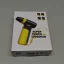 DEEBOX Electric Compressed Air Duster & Blower, 150000 RPM Super Power Adjustable Air Duster, 3 Speed Cordless Mini Blower with Fast Charging, USB Rechargeable Dust Remover for Computer Keyboard Car