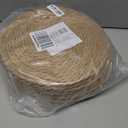 Round Woven Placemats Set of 10, Natural Water Hyacinth Place mats, 12 inch Rattan Placemat Wicker Placemats Farmhouse Boho Braided Heat Resistant Outdoor Placemat Patio Table Place Mat