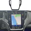 Compatible with 2020 2021 2022 2023 2024 2025 Subaru Outback Accessories Dashboard Navigation Screen Panel Frame Cover for Subaru Legacy Accessories (Carbon Fiber Style)