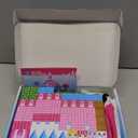 150PCS Magnetic Blocks, Magnet Building Cube Toy, Build 3D Pink Princess Castle Set for Girls, Montessori Sensory Toys for Kids, STEM Educational Toys, Christmas, Children's Day Gift for Boys & Girls