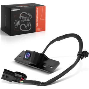 A-Premium Park Assist Camera Rear View Backup Reverse Camera Compatible with Select Nissan Models - 2017-2023 Titan, 2016-2023 Titan XD - Replace# 28442EZ00A