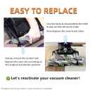 Brush Roll Belt for Bissell 2252 2253 2254 22543 2255 2256 2258 2259 2260 2316 2489 24899 1327 1333 Powerlifter and CleanView Swivel Rewind Pet Vacuum Replace Parts No.1604545 & 1611230