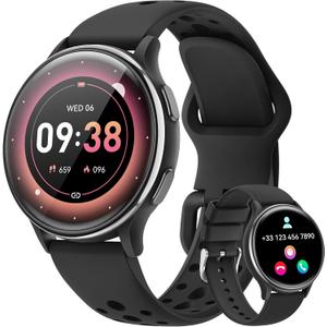 Smart Watch for Men Women: Bluetooth Calling Fitness Tracker with 1.27" Touchscreen, 24/7 Heart Rate/SpO2 Monitor, Sleep Tracker, 70+ Sports Modes, IP68 Waterproof Smartwatch for Android iOS Samsung