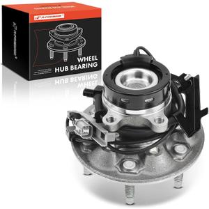 A-Premium Front Left Wheel Bearing and Hub Assembly with ABS & 6-Lug Compatible with Chevrolet Colorado 2004-2008 & GMC Canyon 2004-2008, RWD and with Z71 Off Road Package