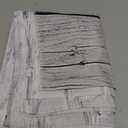 Allenjoy Fabric 5x7FT White Brick Wall with Wooden Floor Photography Backdrop Photo Background Prop for Newborn Baby Photoshoot Photographer