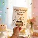 2 x Elegantly Humorous Just Vintage Birthday Card for Elderly, Parents, Boss  Respectful & Witty Greeting Card from Child, Team, Employee  Thoughtful Gift Set (QY-9)